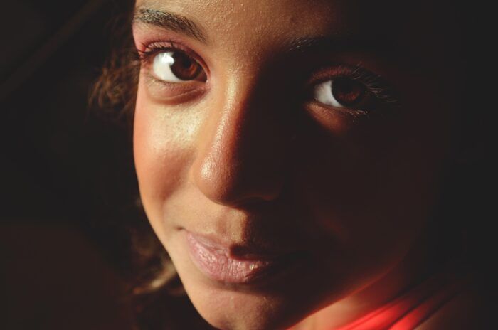 sguardo bambina brasile