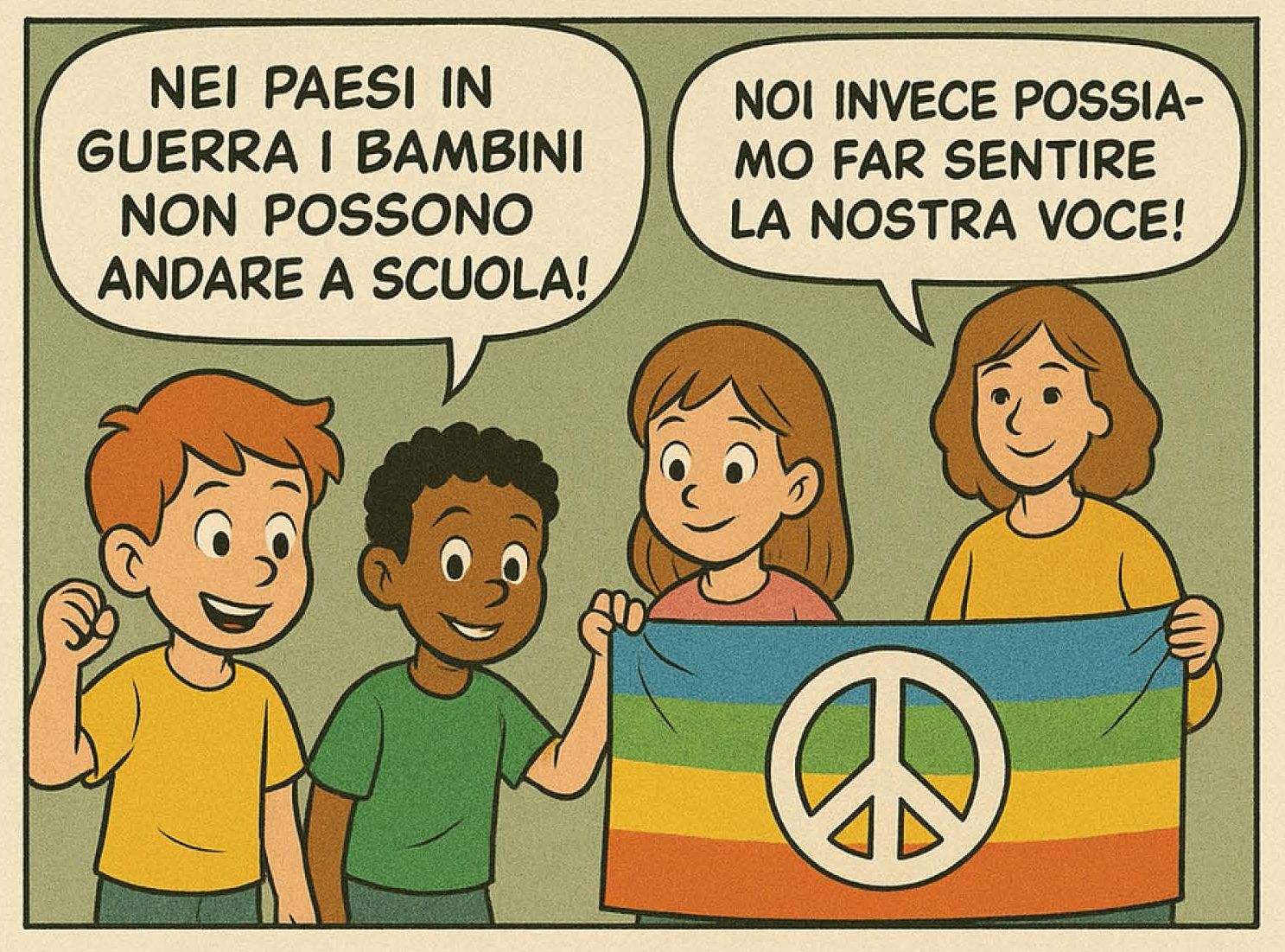 Lettere di pace dalle scuole