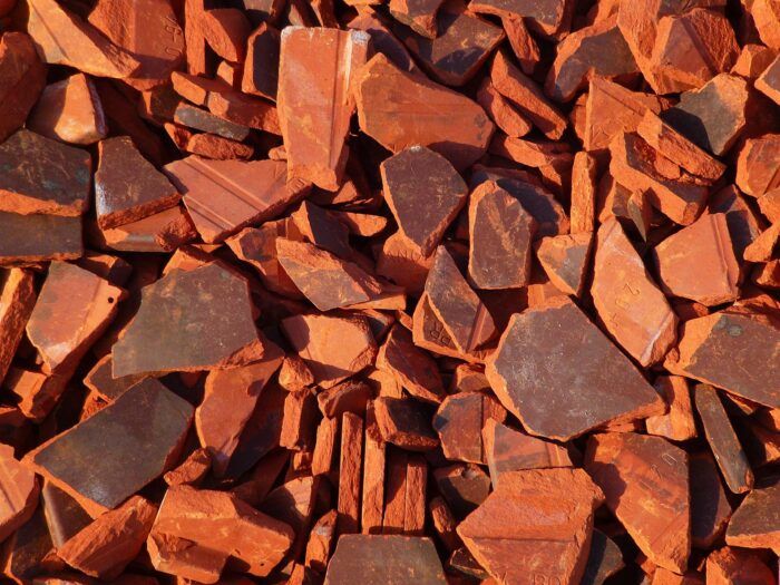 frammenti terracotta tegole