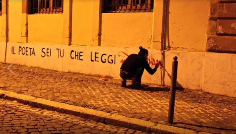 graffito murales poesia
