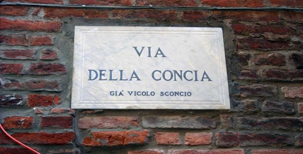 via concia - ferrara - immaginario