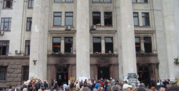 Cerimonia per i morti della strage di Odessa (Foto di Wikimedia Commons)