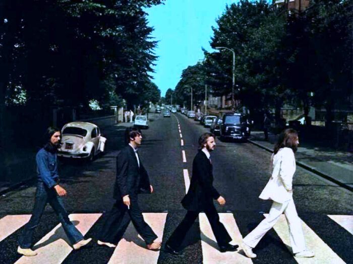 The Beatles, Abbey Road( Foto Flickr.com - licenza creative commons)