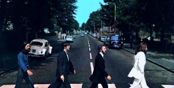 The Beatles, Abbey Road( Foto Flickr.com - licenza creative commons)