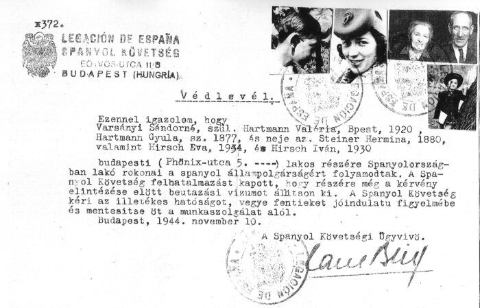 salvacondotto-Ivan-Harsanyi giorgio perlasca