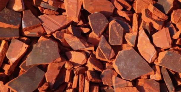 frammenti terracotta tegole
