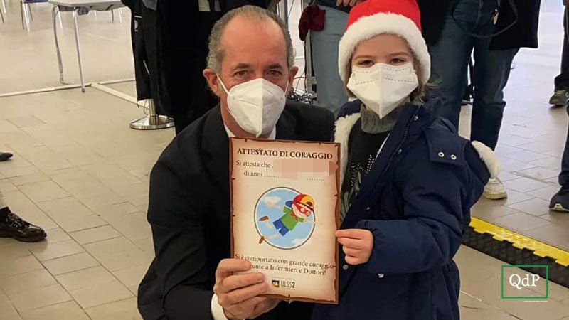 vaccini bambini diploma coraggio