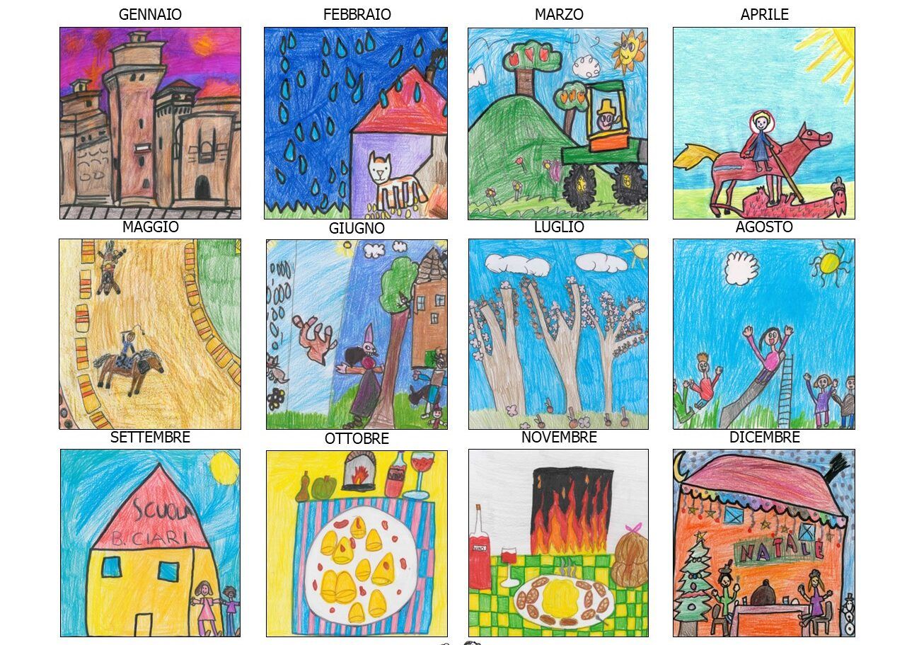 Il calendario 2024 dei Bambini del Cocomero