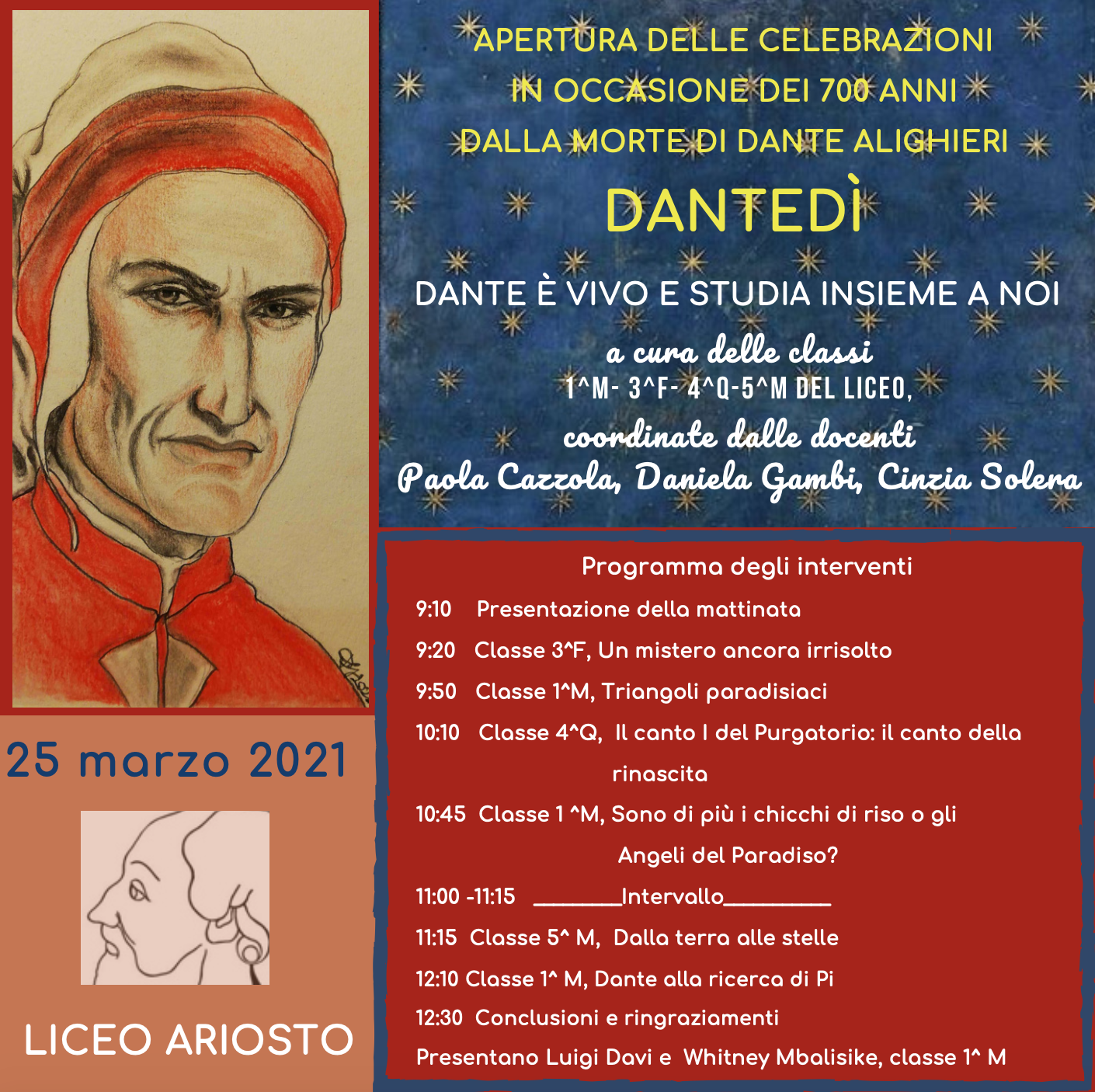 Ferrara Il liceo Ariosto celebra il Dantedì. l