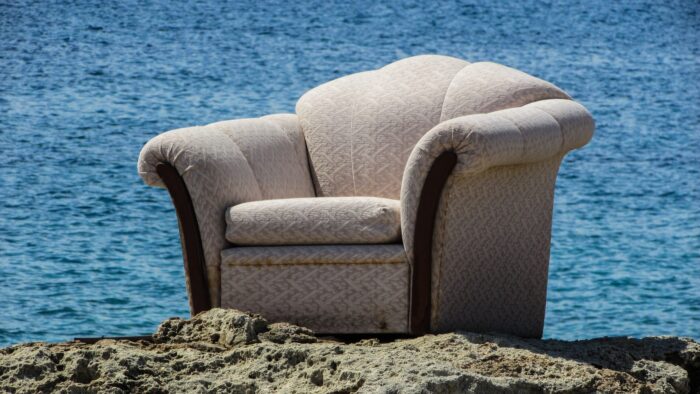 poltrona mare roccia
