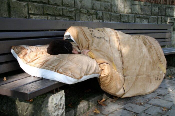 clochard povertà