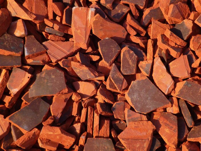 frammenti terracotta tegole