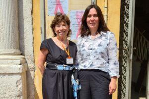 Cristina Coletti Assessore alle Politiche Sociosanitarie e Marcella Marchi presidente Andos Ferrara