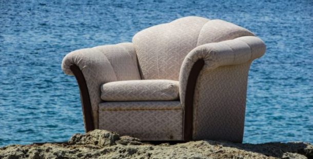 poltrona mare roccia