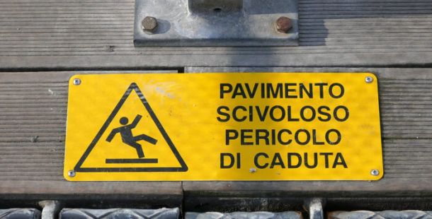 pericolo caduta