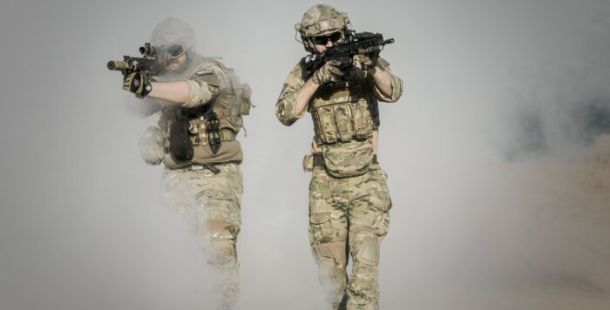 soldati in azione