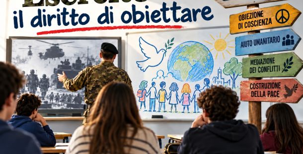 Esercito a scuola: il diritto di obiettare