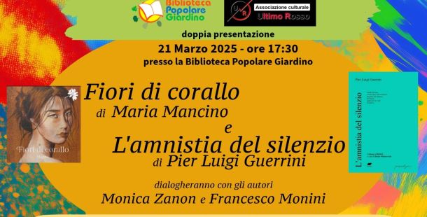 La Poesia in scena: Mancino e Guerrini alla Biblioteca Popolare Giardino