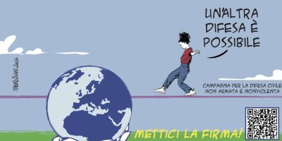 Invece della guerra. Metti la tua firma alla proposta di legge per una difesa civile nonviolenta