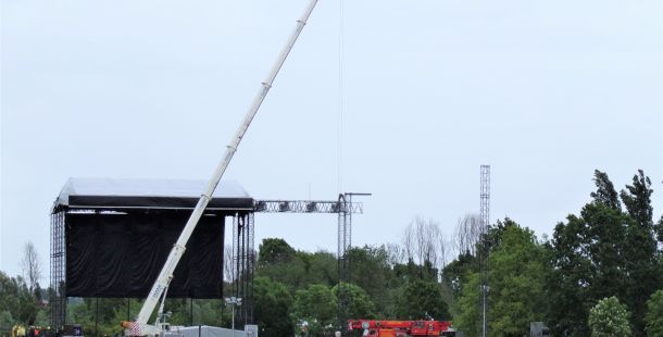 il concerto sotto l'alluvione