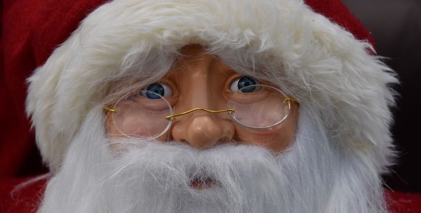 babbo natale è al verde