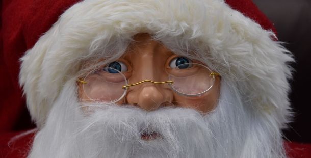 babbo natale è al verde