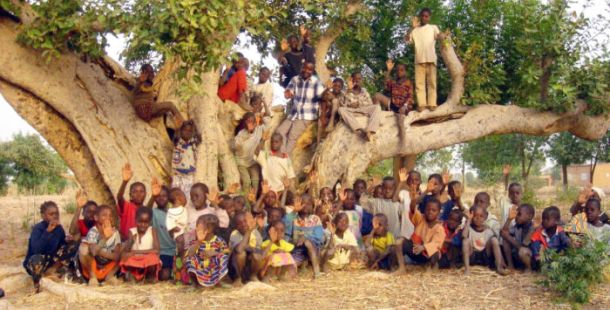 albero del palaver bambini africa